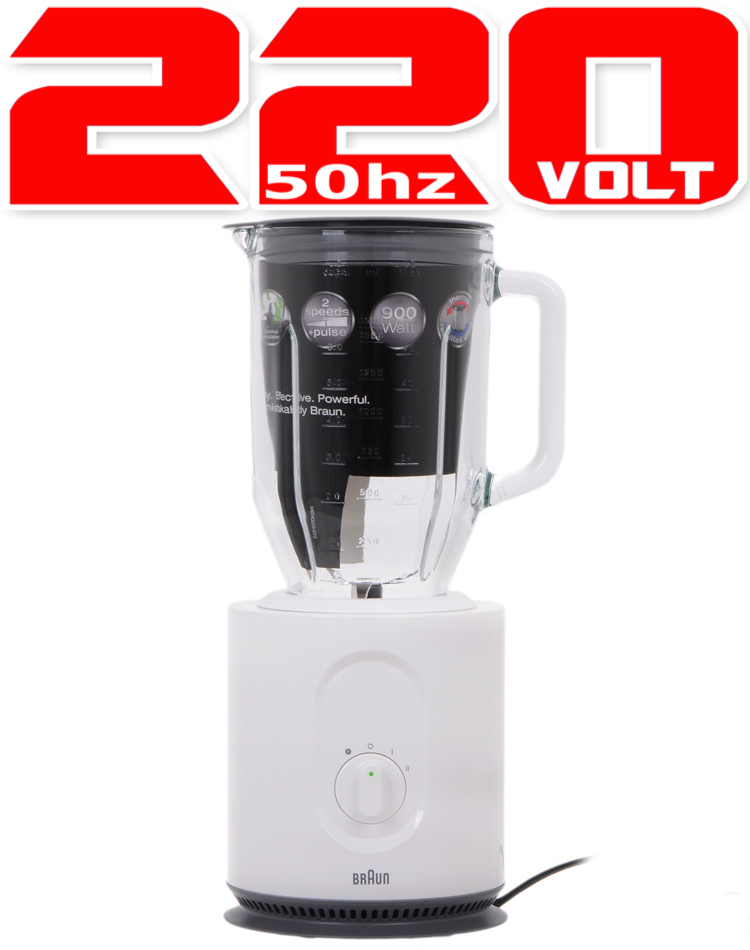 Vonshef 220 volts Blender Juicer Grinder Smoothie Maker 220-240 volt 50 hz