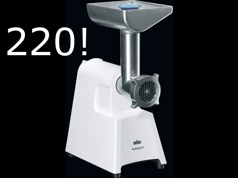 braun meat grinder