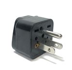 Type B Plug Adapter Universal To American Style SS417 Black